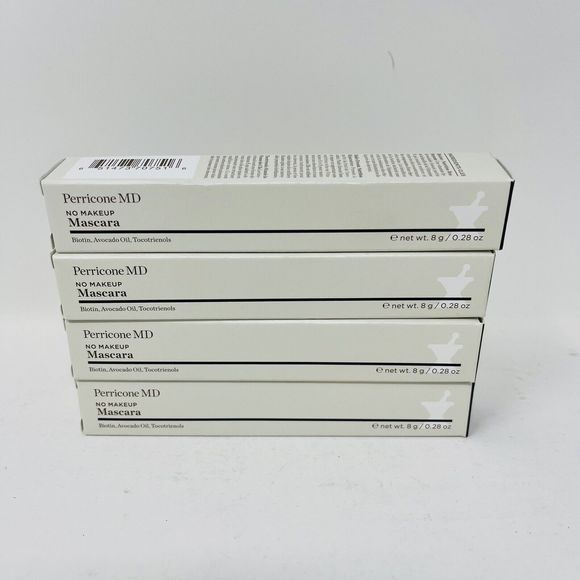 4 X Perricone MD No Makeup Mascara Soft Black 8.4ml 0.28 fl oz New Box $35 - Picture 2 of 9